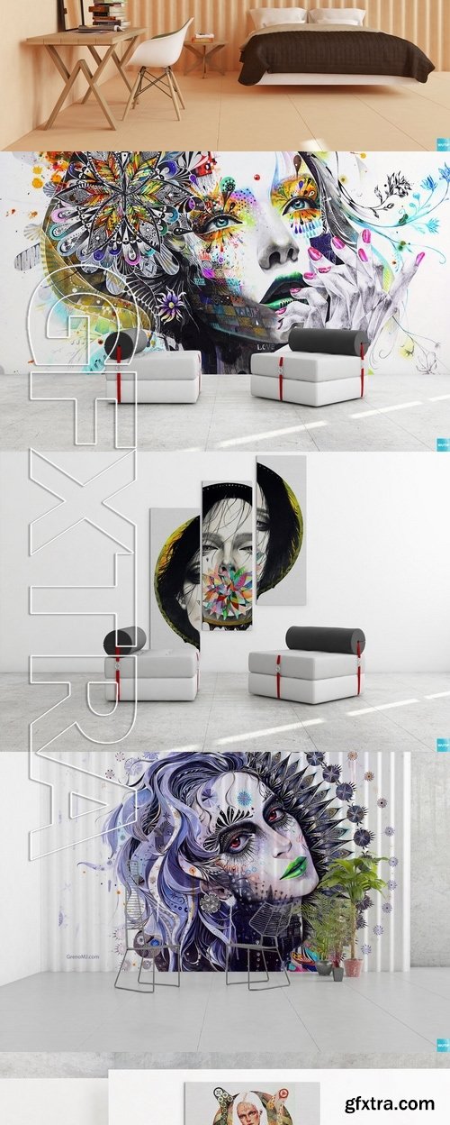 Art Wall Mockups Vol5