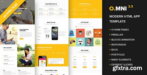 ThemeForest - Omni v2.3 - Modern HTML App Template - 11433291