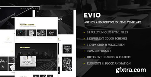 ThemeForest - Evio v1.0 - Agency & Portfolio HTML Template - 17497226