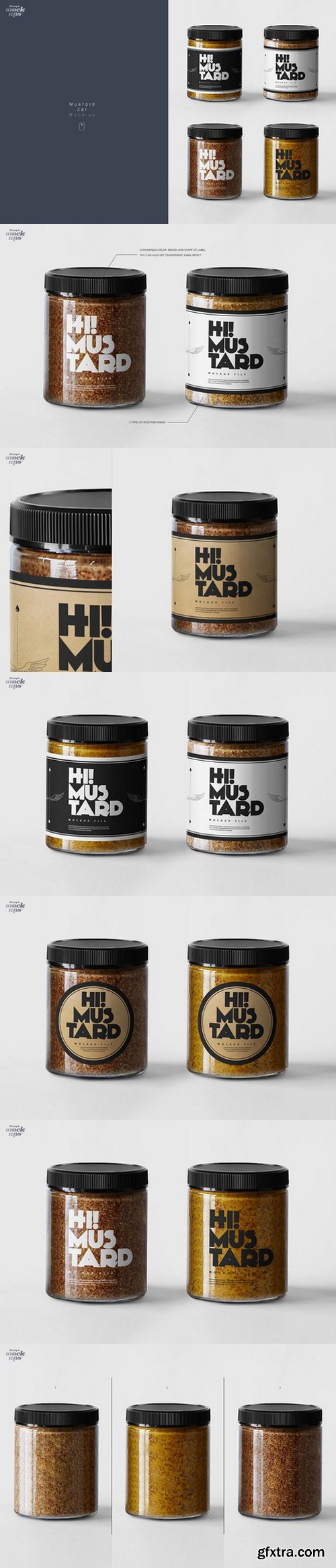 CM - Mustard Jar Mockup 944890