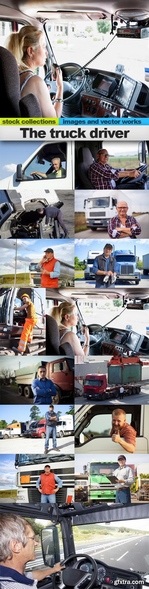 The truck driver, 15 x UHQ JPEG