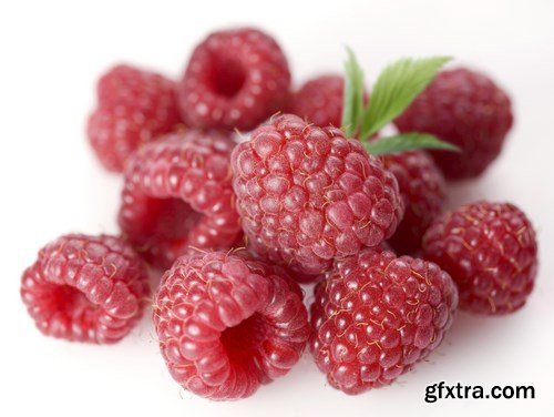 Red and Yellow Raspberries - 17xUHQ JPEG