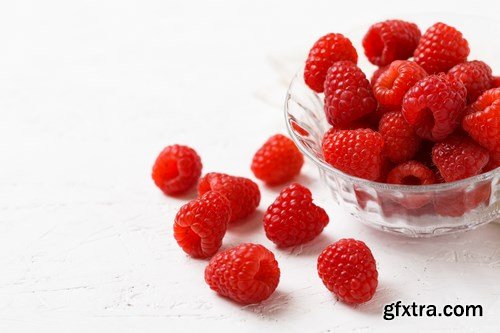 Red and Yellow Raspberries - 17xUHQ JPEG