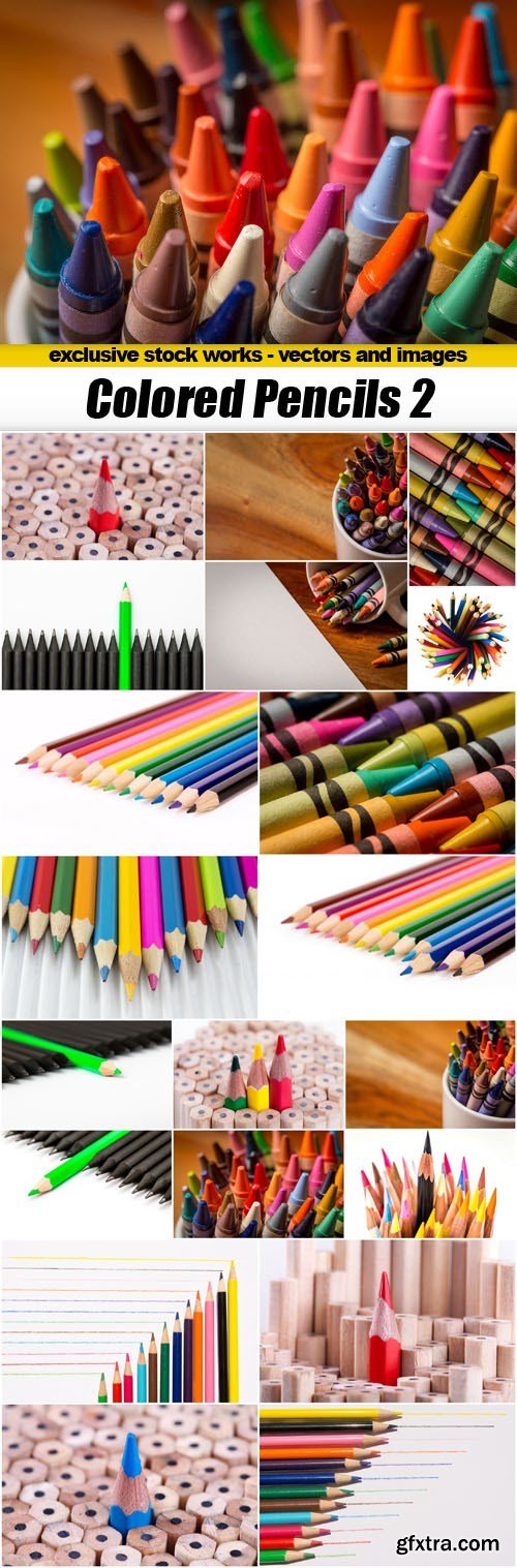 Colored Pencils 2 - 20xUHQ JPEG