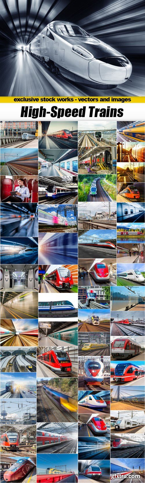 High-Speed Trains - 55xUHQ JPEG