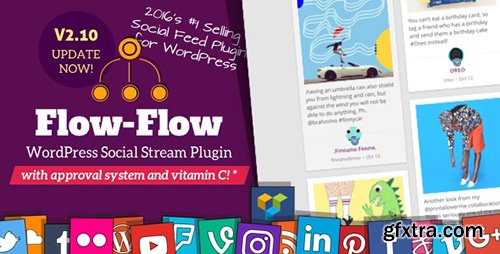 CodeCanyon - Flow-Flow v2.10.8 - WordPress Social Stream Plugin - 9319434
