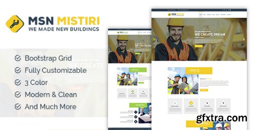 ThemeForest - MSN Mistiri - Construction PSD Template 16304578