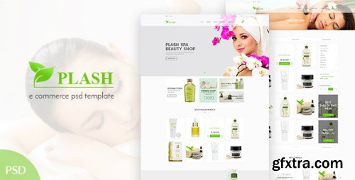 ThemeForest - Plash Spa - eCommerce PSD Template 16304482