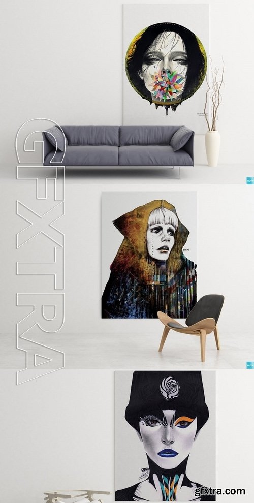 Art Wall Mock-up Vol3