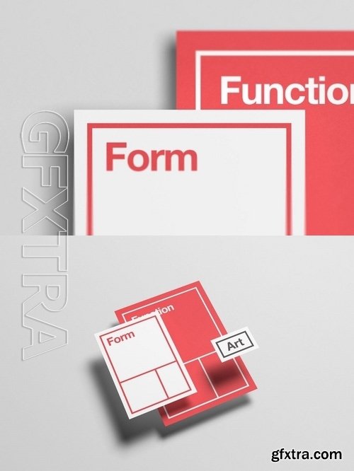 Floating Stationery Mock-Up