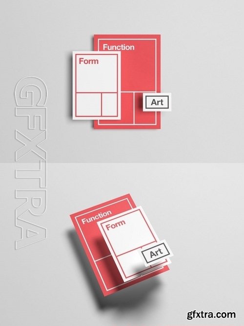 Floating Stationery Mock-Up