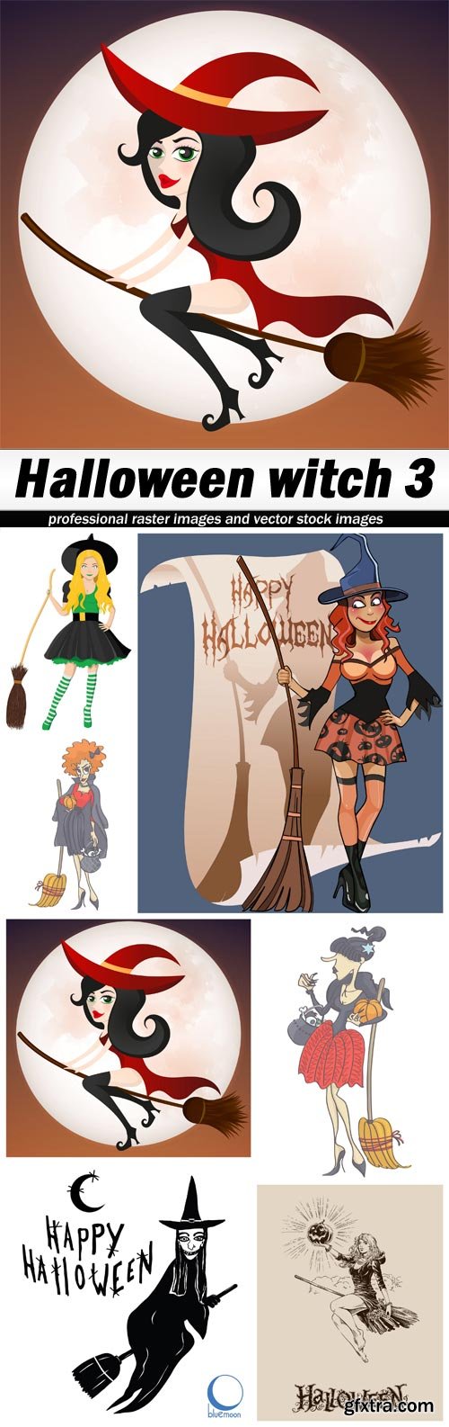 Halloween witch 3 - 7 EPS