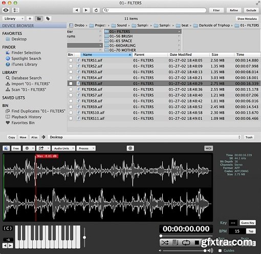 AudioFinder v5.9.0 (Mac OS X)