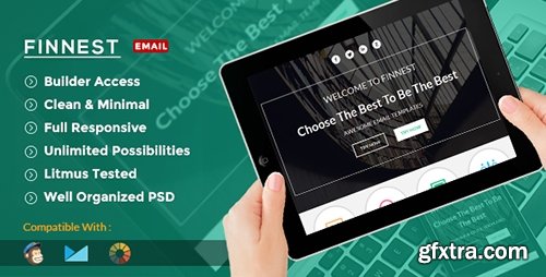 ThemeForest - Finnest v1.0.0 - Multipurpose Email Template + Builder Access - 11453299