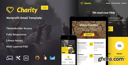 ThemeForest - Charity v1.0.0 - Nonprofit E-newsletter + Builder Access - 13308495