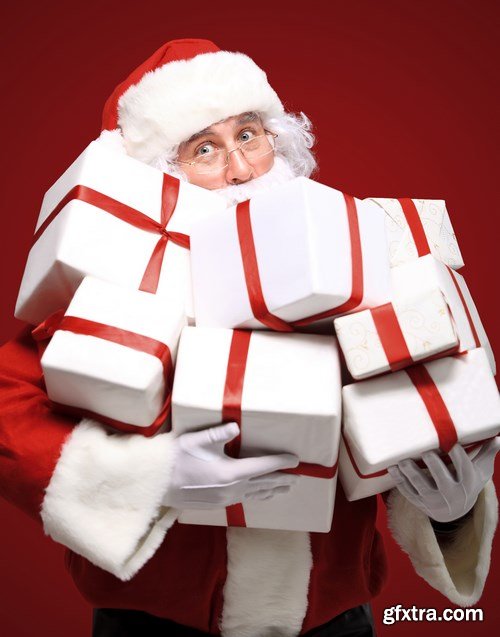 Santa Claus & Christmas Gifts - 16xUHQ JPEG