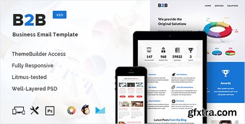 ThemeForest - B2B v1.0.0 - Business Email Template + Builder Access - 10962396