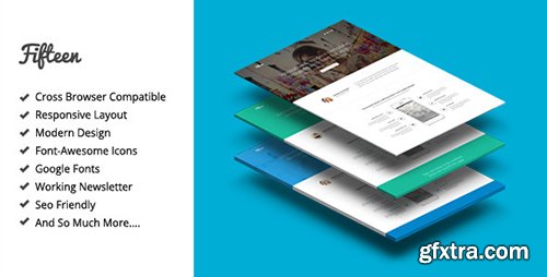 ThemeForest - Fifteen - Responsive Landing Page Template (Update: 1 July 15) - 7585356