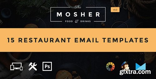 ThemeForest - Mosher v1.0.0 - Food Drink Email Template + Builder Access - 10633362