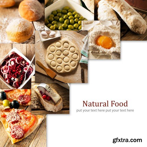 Food collage - 8 UHQ JPEG