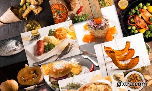 Food collage - 8 UHQ JPEG