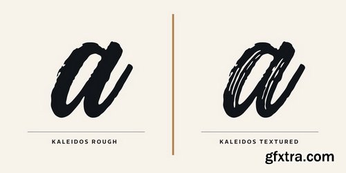 Kaleidos Rough Font Family $55