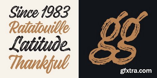 Kaleidos Rough Font Family $55