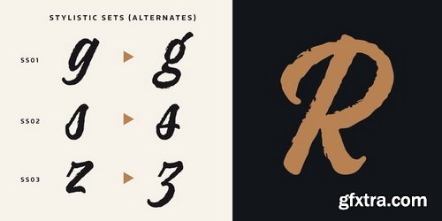 Kaleidos Rough Font Family $55