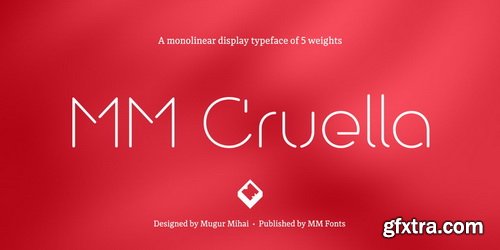 MM Cruella Font Family $130