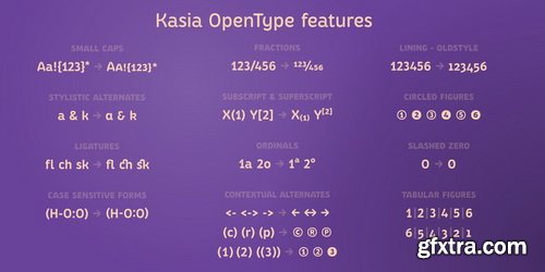 Kasia Font Family $170