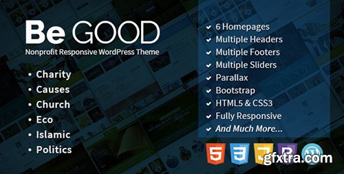 ThemeForest - Be Good v1.2.0 - Nonprofit Multi-purpose WordPress Theme - 14960350