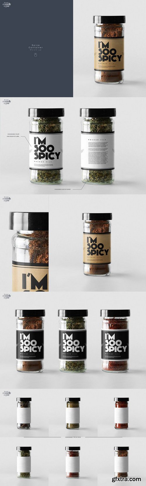 CM - Spice Container Mockup 947419