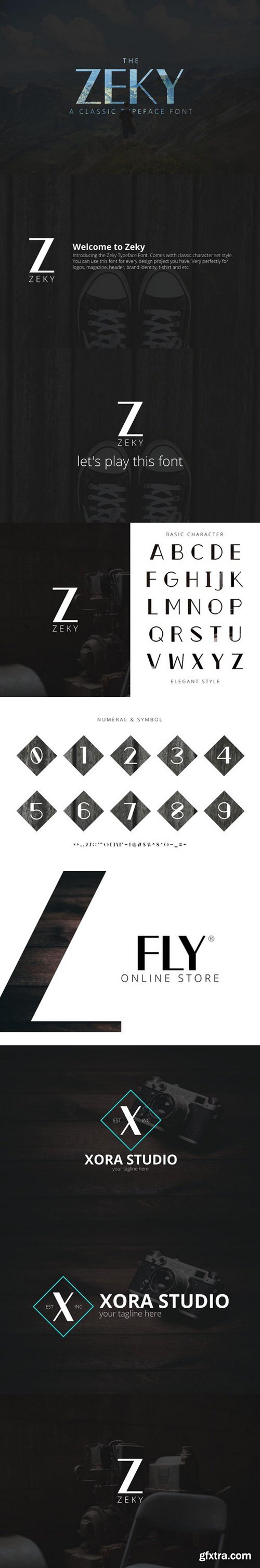 CM - Zeky Typeface Font 947355