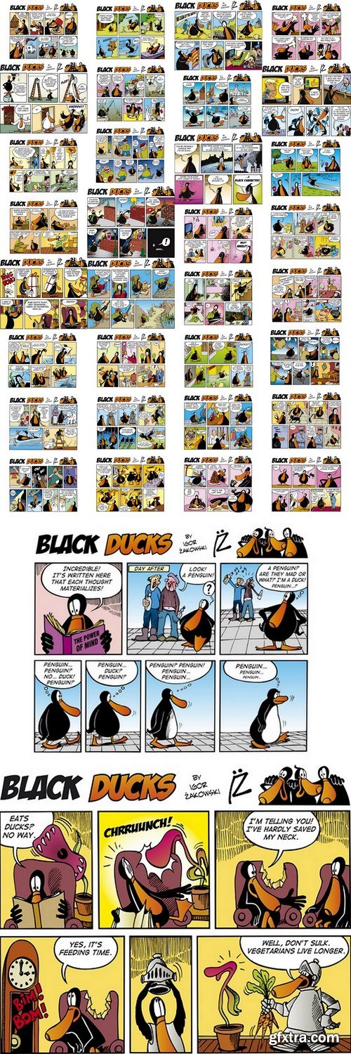 Black Ducks Comic Strip part 2