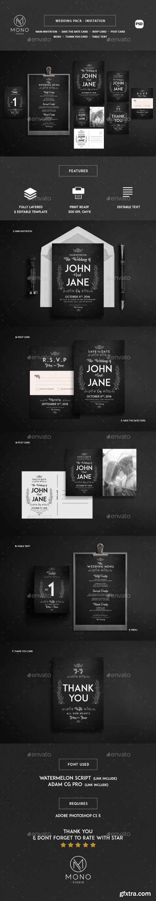 GR - Wedding Set - Invitation 17790541