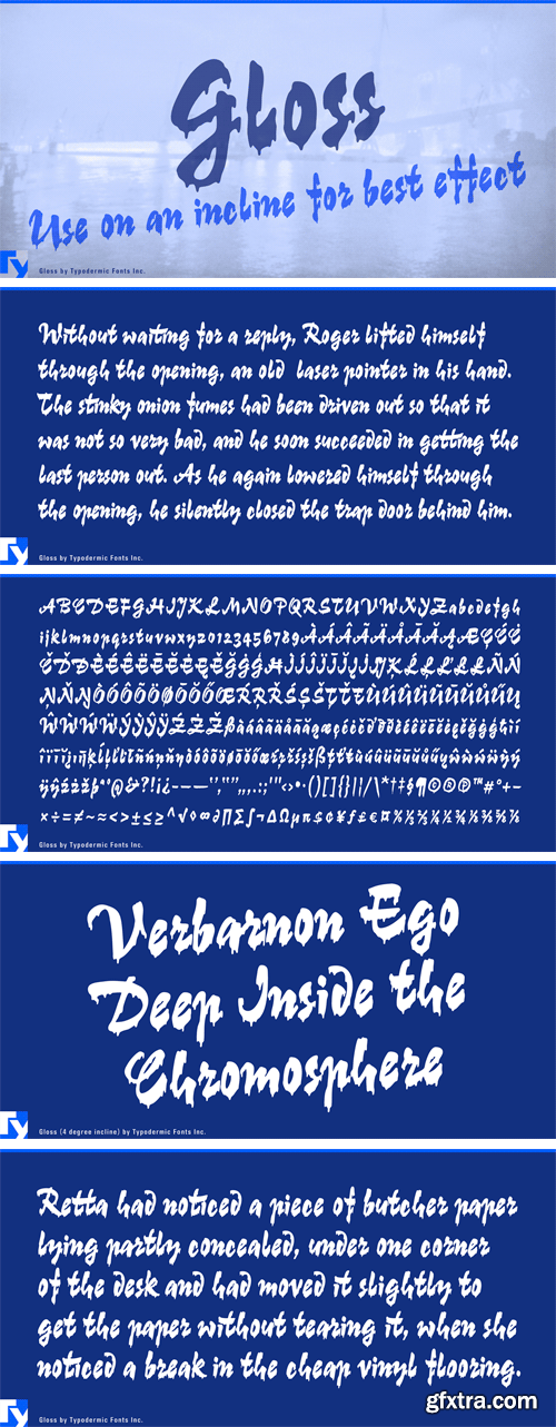 Gloss Font