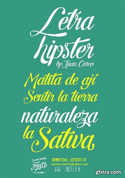Letra Hipster Font