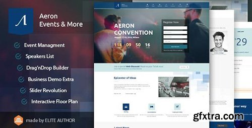 ThemeForest - Aeron v3.2.0 - Event, Meeting, Convention & more - WordPress Theme - 5919859