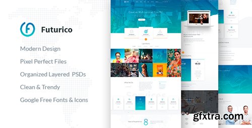 ThemeForest - Futurico - Multipurpose PSD Template 18254899