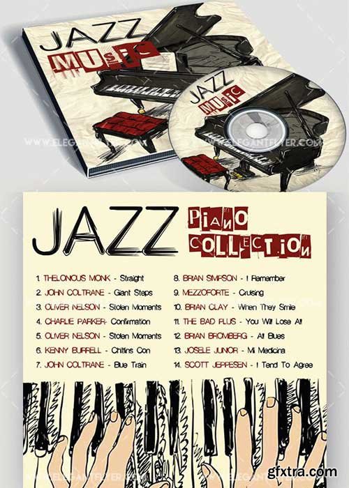 Jazz Premium CD Cover PSD Template