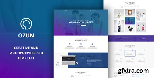 ThemeForest - OZUN - PSD Template 17970701