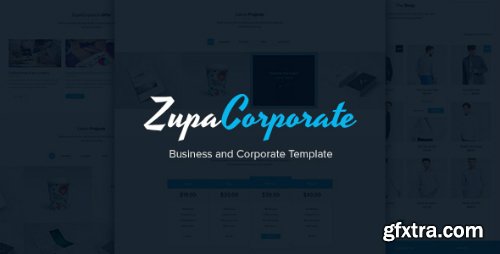 ThemeForest - ZupaCorporate – Business and Corporate PSD Template 14500861