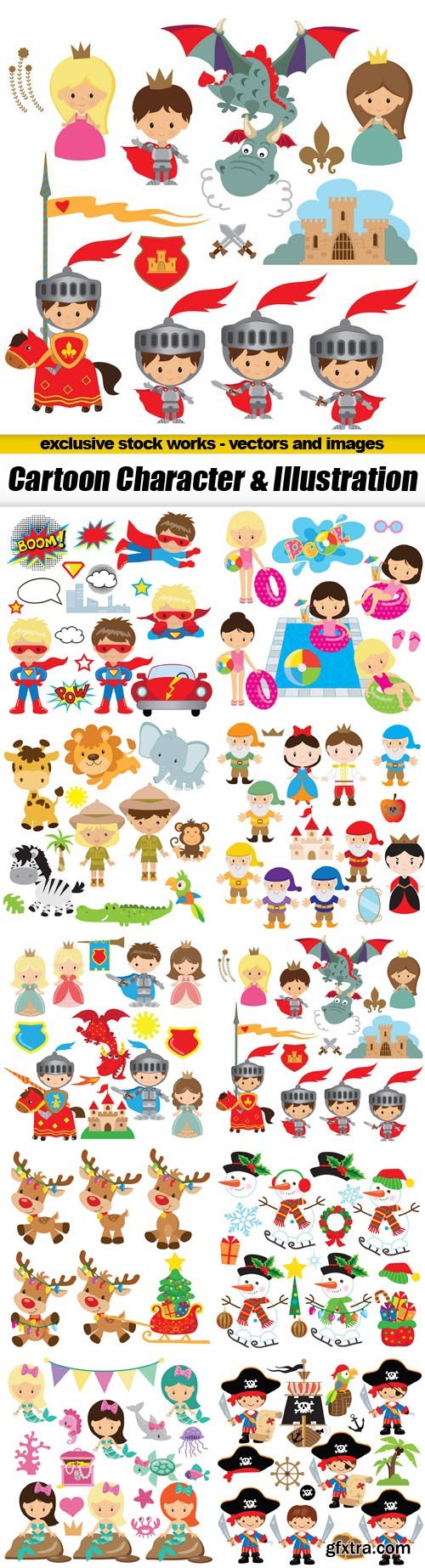 Cartoon Character & Illustration - 10xESP