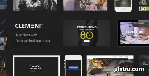 ThemeForest - Clement - Multi-Purpose PSD Template 14042617