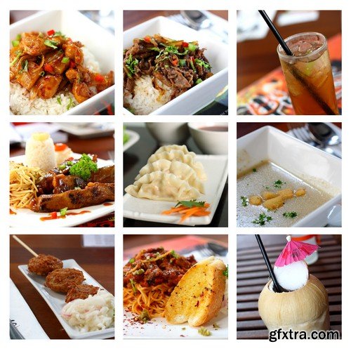 Food collage 1 - 8 UHQ JPEG