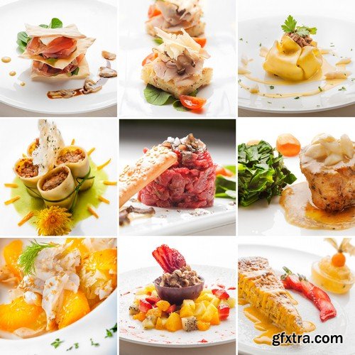 Food collage 1 - 8 UHQ JPEG