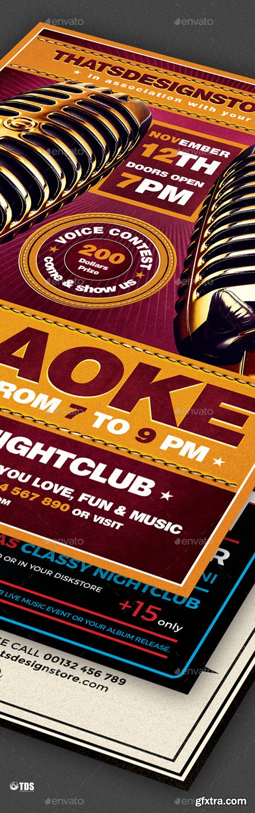 GraphicRiver - Karaoke Flyer Bundle - 18101092