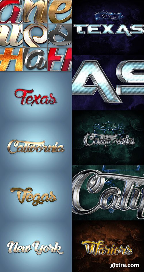 GraphicRiver - 24 Bundle 3D Text Effect - 18125712