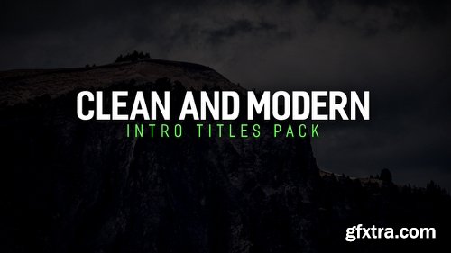 Videohive Modern Intro Titles Pack 17230467