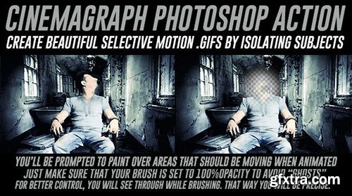 Graphicriver Cinemagraph Photoshop Action with Color Adjustment 15210812